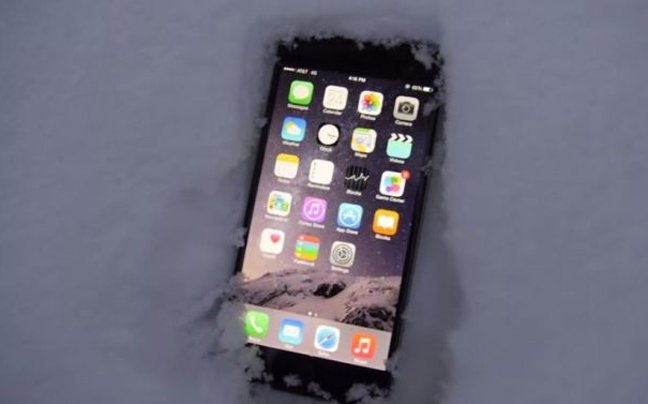 Το iPhone 6 Plus δοκιμάζεται στο χιόνι