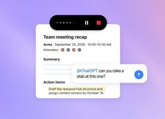Ο AI βοηθός κρατά αυτόματα σημειώσεις από τα meetings